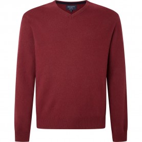 блуза,мъжки,пуловери,hackett,merino,v,neck,sweater,red