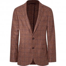 Сако Hackett Mouline blazer - Brown (Rust / Navy) сако,мъжки,сака,hackett,mouline,blazer,brown,(rust,navy)