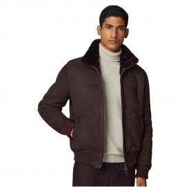 яке,мъжки,якета,hackett,shearling,bomber,jacket,chocolate,brown,(brown)