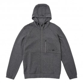 Блуза Rvca Va Sport Tech full zip sweatshirt - Grey (Heather Grey 2) блуза,мъжки,пуловери,rvca,va,sport,tech,full,zip,sweatshirt,grey,(heather,grey,2)