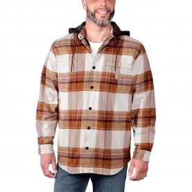 яке,мъжки,якета,carhartt,flannel,sherpa,lined,jacket,brown