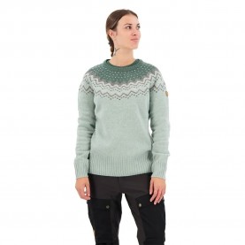 блуза,дамски,пуловери,дамски,плетени,дрехи,fjällräven,Övik,knit,sweater,misty,green,deep,patina