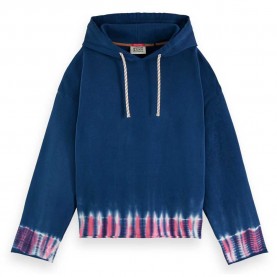 суичър,дамски,блузи,scotch,&,soda,cotton,in,conversion,dip,dye,hoodie,blue