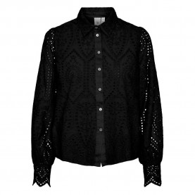 риза,с,дълъг,ръкав,дамски,блузи,дамски,ризи,yas,holi,long,sleeve,shirt,black