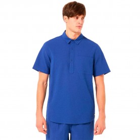 риза,с,къс,ръкав,мъжки,ризи,oakley,deco,palms,rc,button,down,short,sleeve,shirt,crystal,blue,(blue)