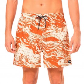 бански,гащета,мъжки,бански,костюми,oakley,deco,palms,rc,swimming,shorts,duality,swirl,white,brown,(orange)