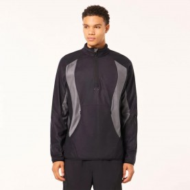 блуза,мъжки,пуловери,oakley,latitude,arc,rc,half,zip,sweatshirt,grey,(blackout)