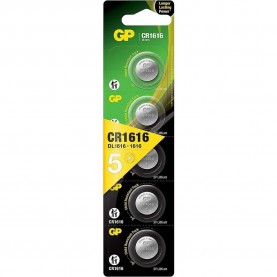 батерии,gp,batteries,cr1616,3v,button,battery,clear,(multicolor)