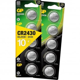 батерии,gp,batteries,cr2430,3v,lithium,battery,10,units,clear,(multicolor)
