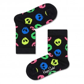 чорапи,детски,чорапи,happy,socks,alien,socks,black,(multicolor)