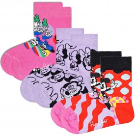 чорапи,детски,чорапи,happy,socks,disney,minnie,socks,3,pairs,multicolor,(multicolor)