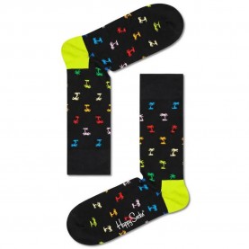 чорапи,мъжки,чорапи,happy,socks,hs487,r,palm,socks,multicolor,(black)