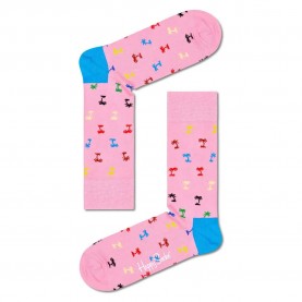 чорапи,мъжки,чорапи,happy,socks,hs583,r,palm,socks,pink,(multicolor)