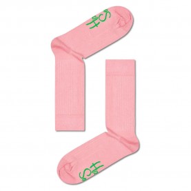 чорапи,мъжки,чорапи,happy,socks,hs603,r,solid,rib,socks,multicolor,(pink)