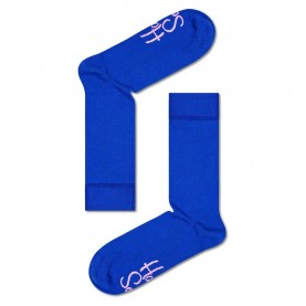 чорапи,мъжки,чорапи,happy,socks,hs605,r,solid,rib,socks,blue,(multicolor)