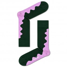 чорапи,мъжки,чорапи,happy,socks,pink,wave,socks,black,purple,pink,(multicolor)