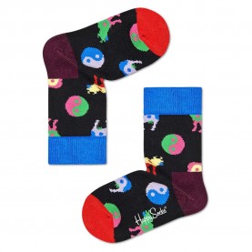 чорапи,детски,чорапи,happy,socks,yin,yang,cow,socks,multicolor,(multicolor)