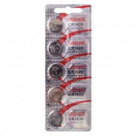 батерии,maxell,5,cr1620,3v,button,battery,clear,(multicolor)