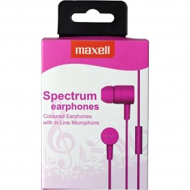 слушалки,слушалки,maxell,spectruc,earphones,pink,(pink)