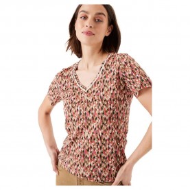 тениска,дамски,тениски,garcia,h30204,short,sleeve,v,neck,t,shirt,pink,(golden,brown)