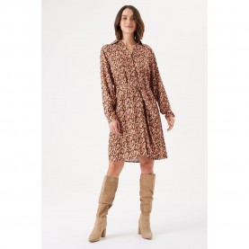 рокля,дамски,поли,и,рокли,garcia,h30281,long,sleeve,dress,brown