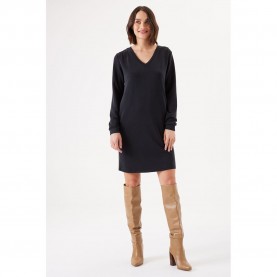 рокля,дамски,поли,и,рокли,garcia,h30286,long,sleeve,short,dress,black