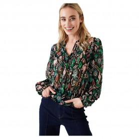 риза,с,дълъг,ръкав,дамски,блузи,дамски,ризи,garcia,i30032,long,sleeve,shirt,green,(black)