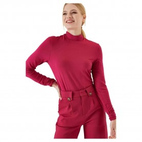 тениска,дамски,тениски,garcia,l30203,long,sleeve,high,neck,t,shirt,red,(cherry,pink)