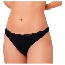 дамско,бельо,дамски,бикини,и,танкини,ysabel,mora,thong,cotton,with,lace,panties,black