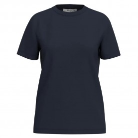 тениска,дамски,тениски,selected,myessential,short,sleeve,t,shirt,blue,(dark,sapphire)