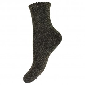 чорапи,дамски,чорапи,pieces,sebby,glitter,socks,black,detail,gold,color,lurex,(black)