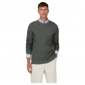 блуза,мъжки,пуловери,only,&,sons,kalle,sweater,castor,gray,(green)