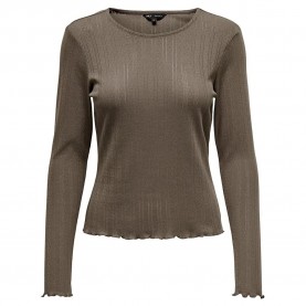 тениска,дамски,тениски,only,lotta,long,sleeve,t,shirt,falcon,(brown)
