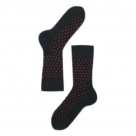 Чорапи Lenz Longlife Half long socks 2 pairs - Multicolor (Black / Red Dots) чорапи,мъжки,чорапи,lenz,longlife,half,long,socks,2,pairs,multicolor,(black,red,dots)