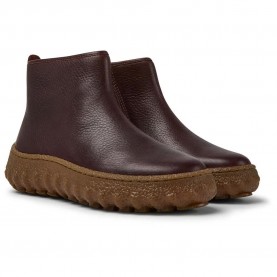 дамски,боти,дамски,високи,обувки,за,ходене,camper,ground,booties,red,(burgundy)