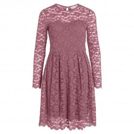 рокля,дамски,поли,и,рокли,vila,kalila,long,sleeve,midi,dress,pink