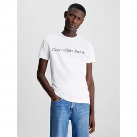 тениска,мъжки,тениски,calvin,klein,jeans,core,institutional,logo,slim,short,sleeve,t,shirt,white