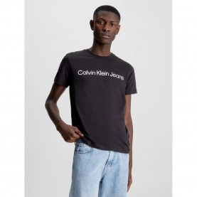 тениска,мъжки,тениски,calvin,klein,jeans,core,institutional,logo,slim,short,sleeve,t,shirt,ck,black,(black)