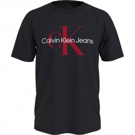 тениска,мъжки,тениски,calvin,klein,jeans,core,monologo,slim,short,sleeve,t,shirt,red