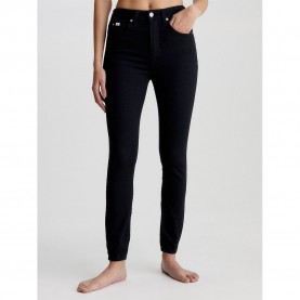 дънки,дамски,панталони,calvin,klein,jeans,super,skinny,ankle,fit,high,waist,jeans,black