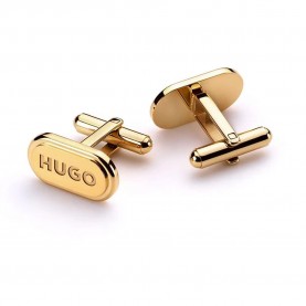 бижутерия,hugo,classic,cufflinks,golden