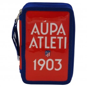 канцеларски,принадлежности,atletico,de,madrid,filled,triple,pencil,case,red,(red)