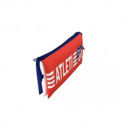 канцеларски,принадлежности,atletico,de,madrid,triple,pencil,case,red,(red,white)