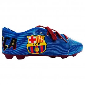 ученически,принадлежности,fc,barcelona,soccer,boot,pencil,case,red,blue