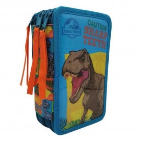 канцеларски,принадлежности,jurassic,world,filled,triple,pencil,case,multicolor,(blue,1)