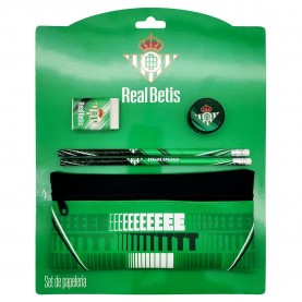 канцеларски,принадлежности,real,betis,stationery,set,with,pencil,case,green,(green)
