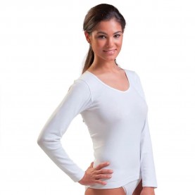 дамско,бельо,дамски,бикини,и,танкини,rapife,long,sleeve,base,layer,white
