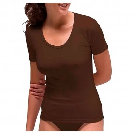 дамско,бельо,дамски,бикини,и,танкини,rapife,short,sleeve,base,layer,chocolat,(brown)
