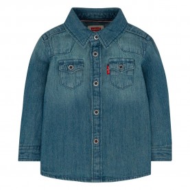 риза,с,дълъг,ръкав,детски,ризи,levi´s,6e6866,m28,barstow,western,long,sleeve,shirt,blue