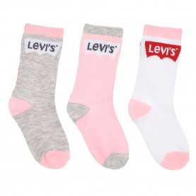 чорапи,детски,чорапи,levi´s,®,batwing,crew,socks,3,units,multicolor,(pink)